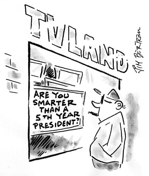 Are you smarter than a 5th year president?