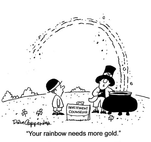 'Your rainbow needs more gold.'