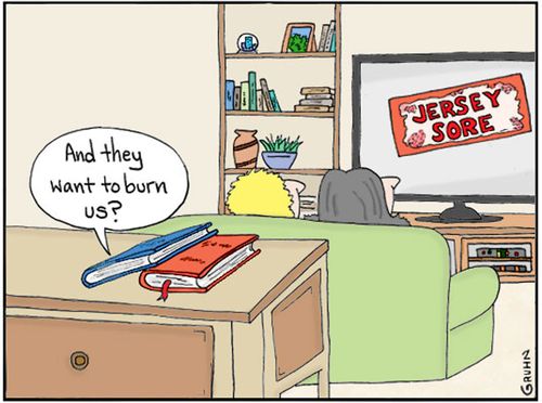 'And they want to burn us?'