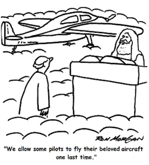 'We allow some pilots to fly their beloved aircraft one last time.'