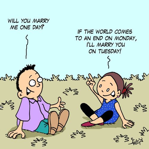 'Will you marry me one day?'