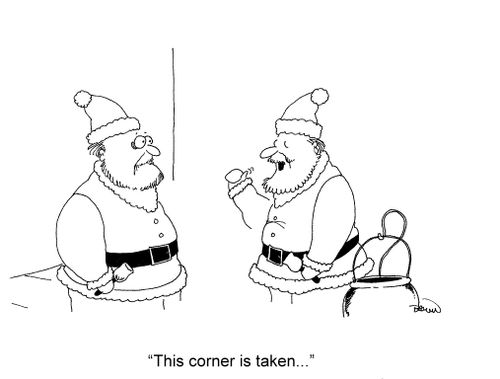 'This corner is taken...'