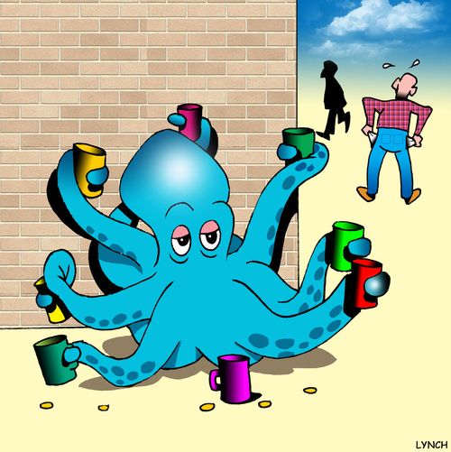 Broke octopus