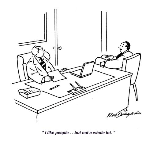 'I like people.. but not a whole lot.'
