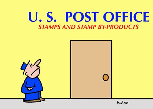 US Post office,stamps and stamp by-products.