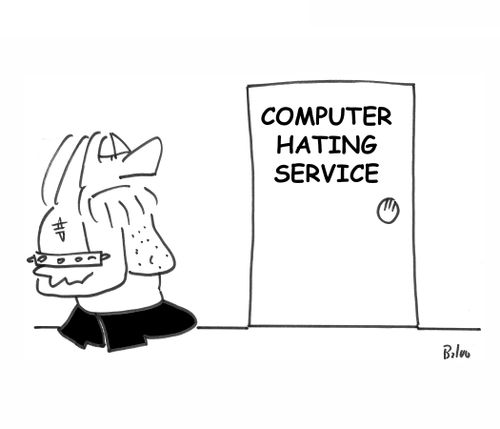 Computer Hating Service.