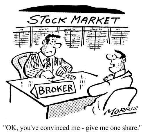 Stock Market - Ok, you've convinced me - give me one more share.