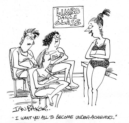 'I want you all to become under-achievers.'