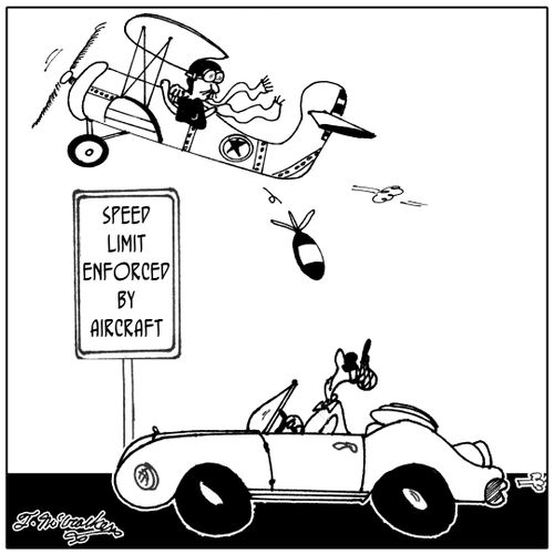 Speed Limit Enforced from Aircraft.