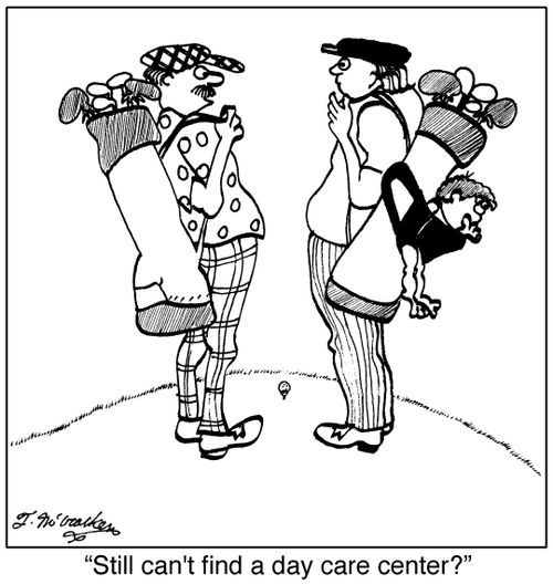 'Still can't find a day care center?'