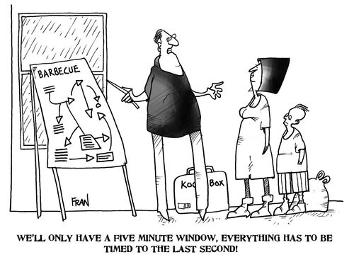'We'll only have a five minute window, everything has to be timed to the last second.'