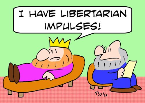 'I have libertarian impulses.'