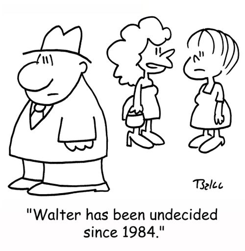 'Walter has been undecided since 1984.'