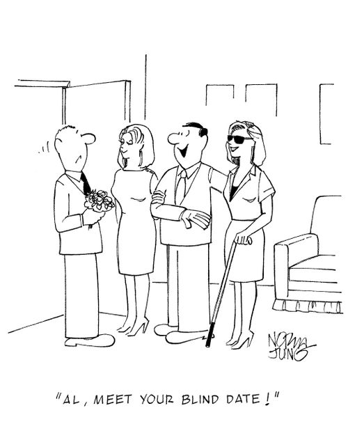'Al, meet your blind date!'