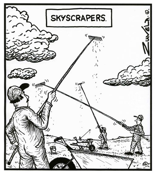 Skyscrapers.