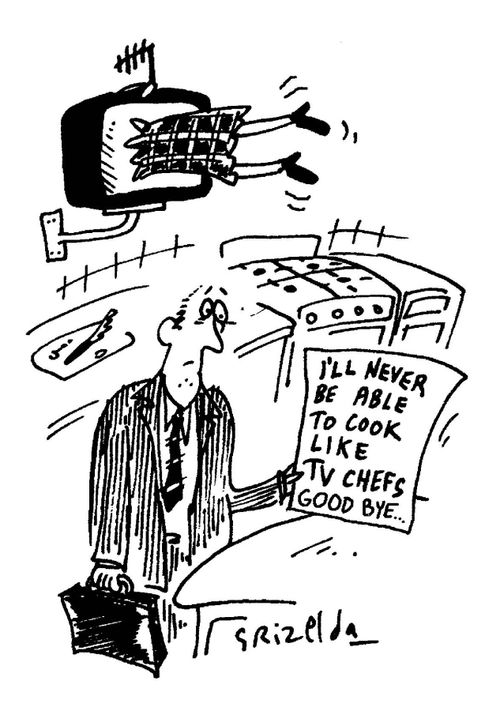 'I'll never be able to cook like TV chefs, goodbye.'