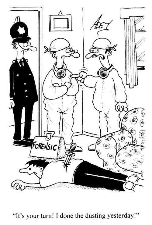 'It's your turn! I done the dusting yesterday!'