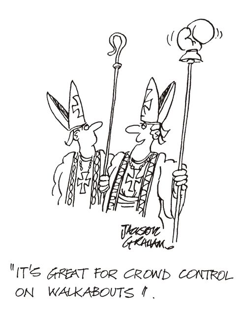 'It's great for crowd control on walkabouts'