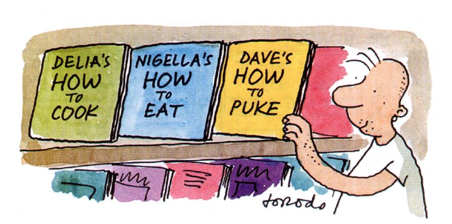 Dave's How to Puke Book.