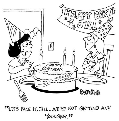 "Let's face it...we're not getting any younger."