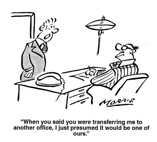 Employee 'transferred' to another office
