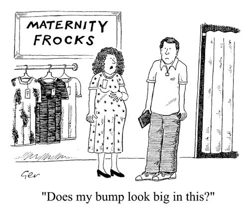 "Does my bump look big in this"