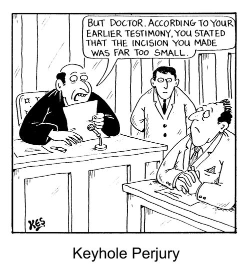'Keyhole Perjury'