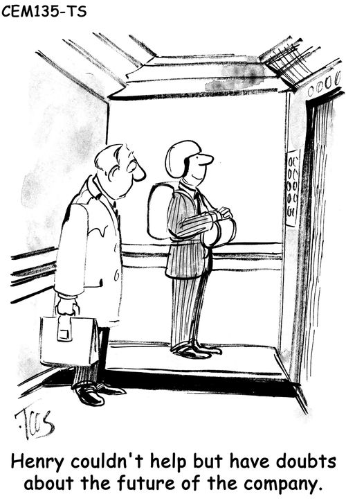 Henry couldn't help but have doubts about the future of the company.