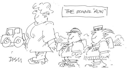 'The school run.'