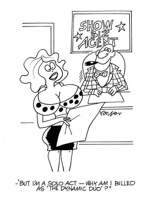 '...but I'm a solo act - why am I billed as the 'Dynamic Duo'?'