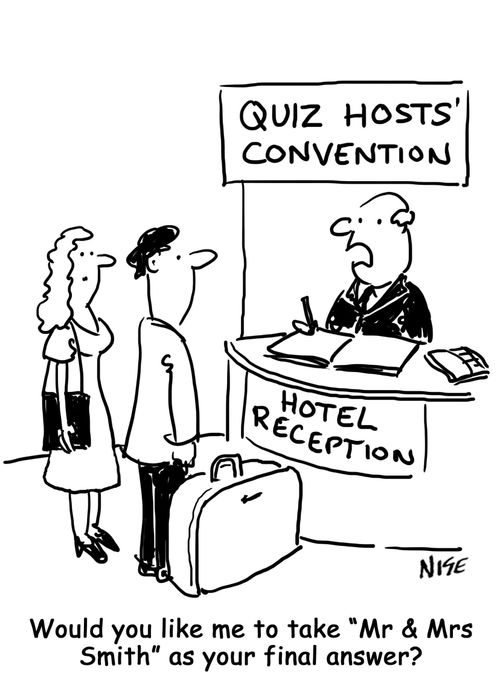 'Would you like me to take 'Mr & Mrs Smith' as your final answer?'
