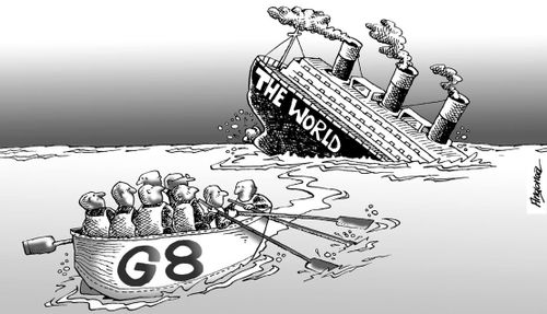 G8 and the World.