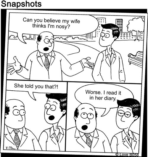 Nosy Husband.
