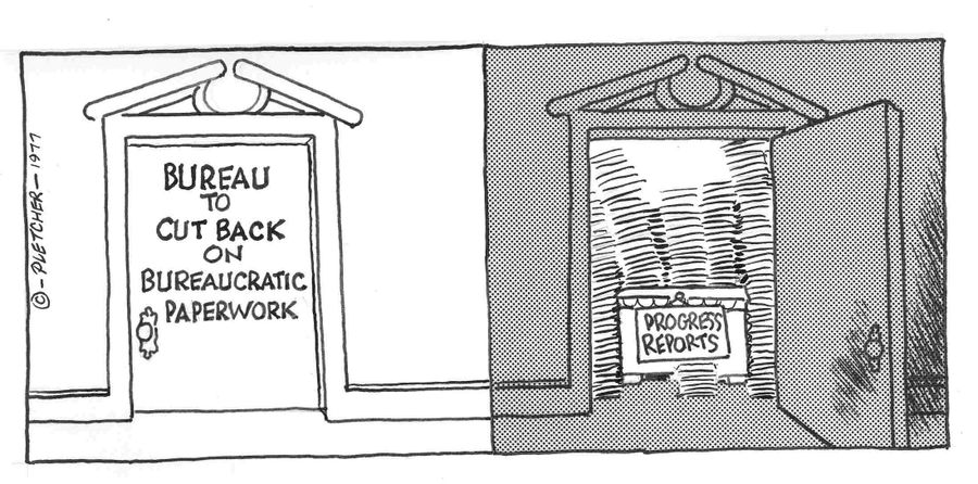 Bureau to cut back on bureaucratic paperwork...