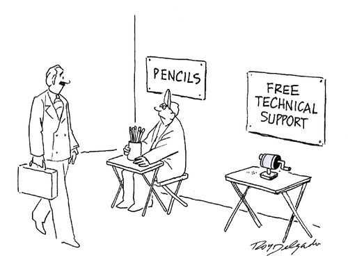 Pencils and Free Technical Support