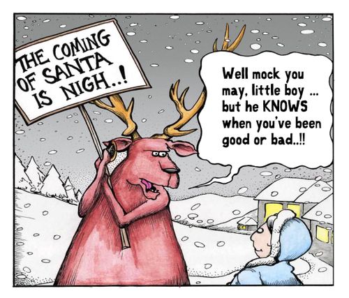 The Coming of Santa is Nigh...!