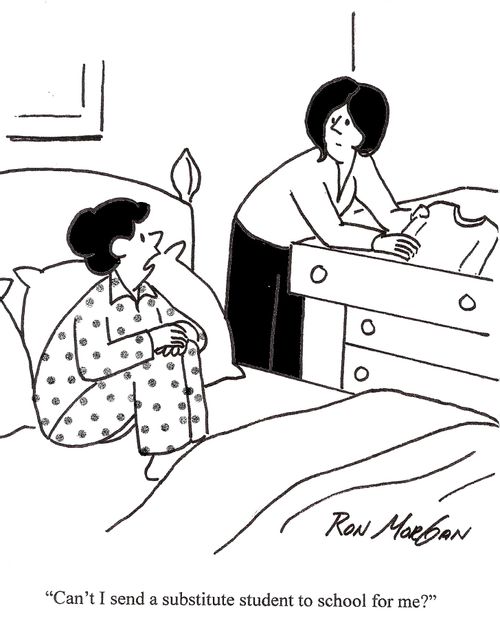 Can I send a substitute student to school for me?