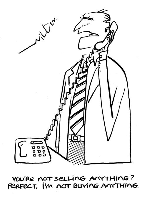 Cold caller.