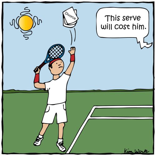 'This serve will cost him,'