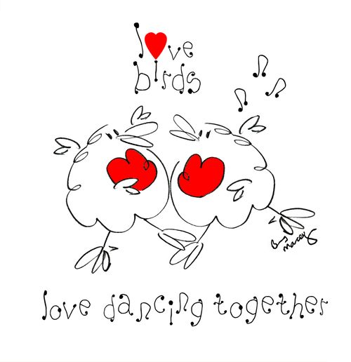 Love Birds love dancing together