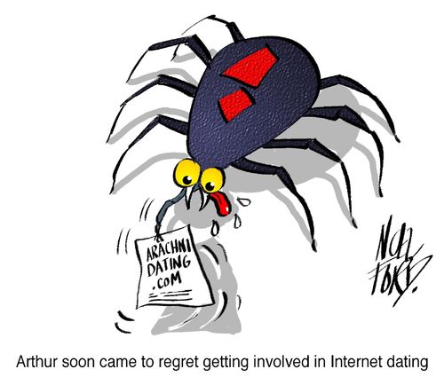 Arthur soon came to regret getting involved in Internet dating
