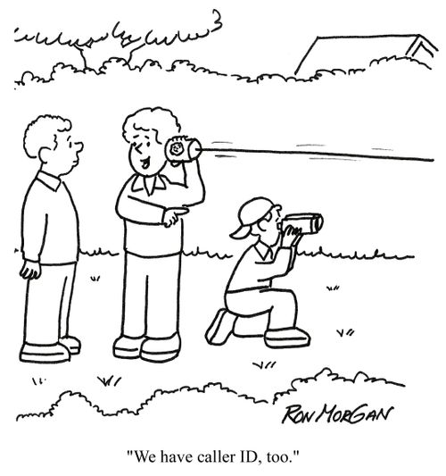'We have caller ID, too.'