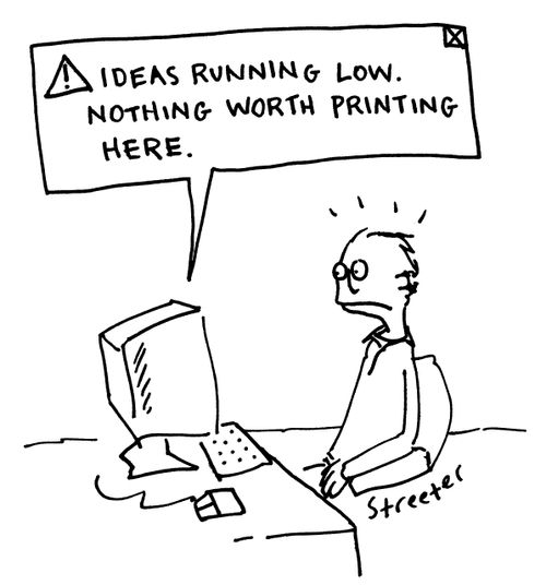 Warning: Ideas running low.