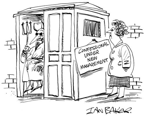 Confessional under new management.