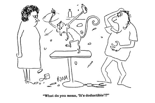 'What do you mean, 'It's deductible'!?'
