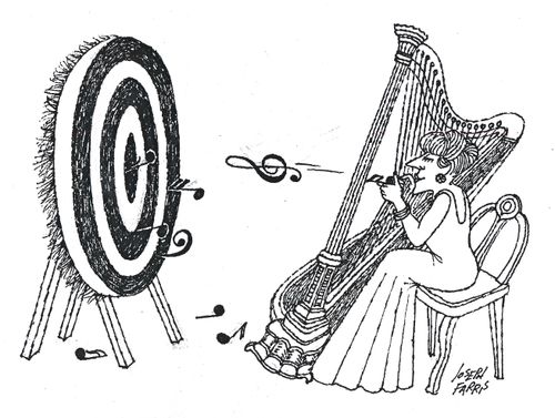 Musical arrows.