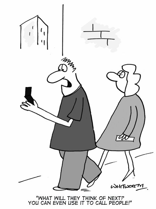 'What will they think of next? You can even use it to call people.'