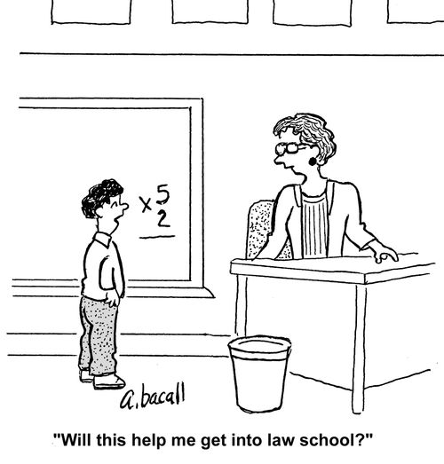 'Will this help me get into law school?'