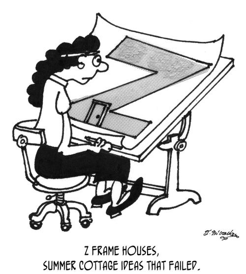 Z Frame Houses, Summer Cottage ideas that failed.