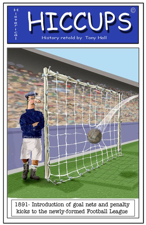1981 - Introduction of goal nets and penalty kicks to the newly-formed Football League.